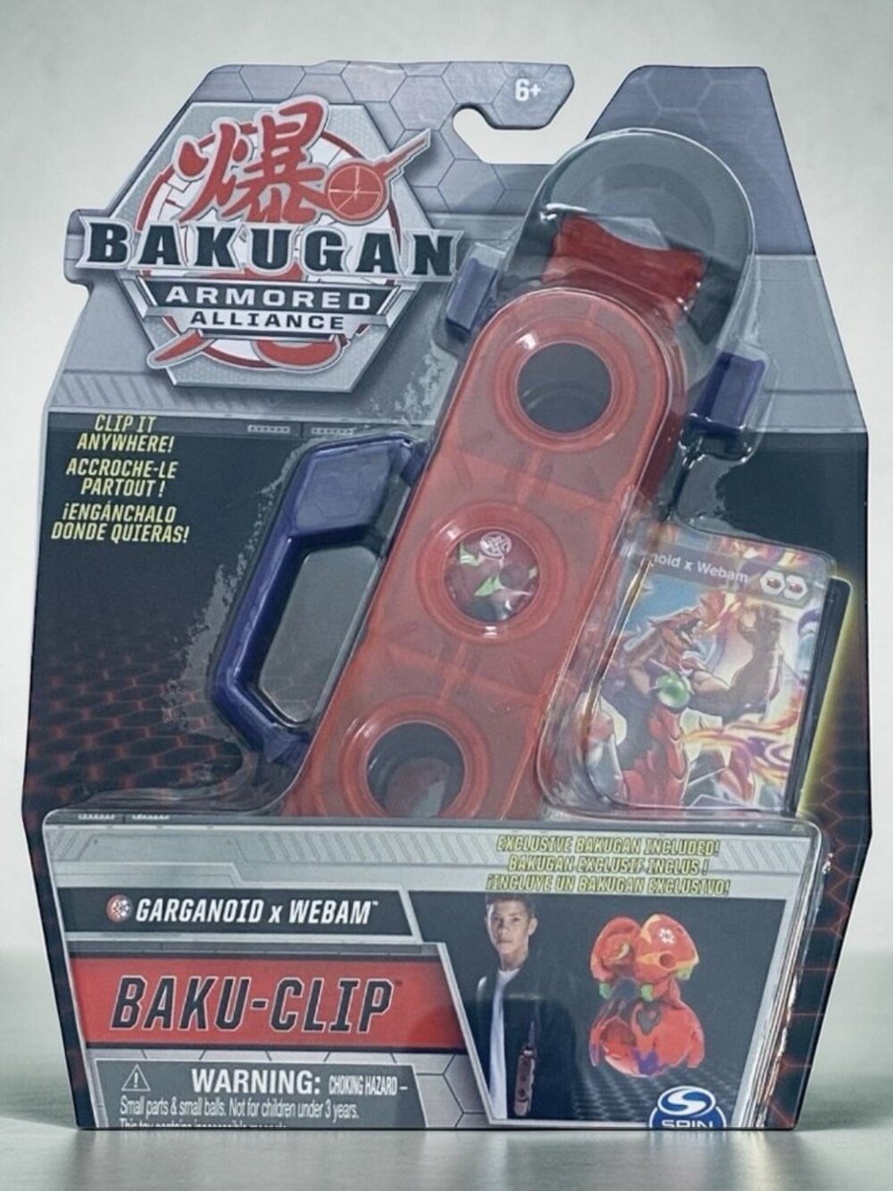 Spin Master Bakugan Armored Alliance Baku-Clip Garganoid x Webam Fusion New